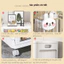 Tủ nhựa gấp gọn trong suốt Finley, tủ quần áo cho bé size to 3-4-5 tầng không cần lắp đặt có bánh xe dễ dàng di chuyểnie