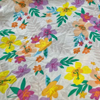 Vải Xô Muslin 2 Lớp In Hoạ Tiết Mềm Rũ Mát 100% Cotton Khổ 1m40