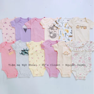 0/3-3/6M Body suit/ áo liền thân ngắn tay PeKKLe xuất xịn