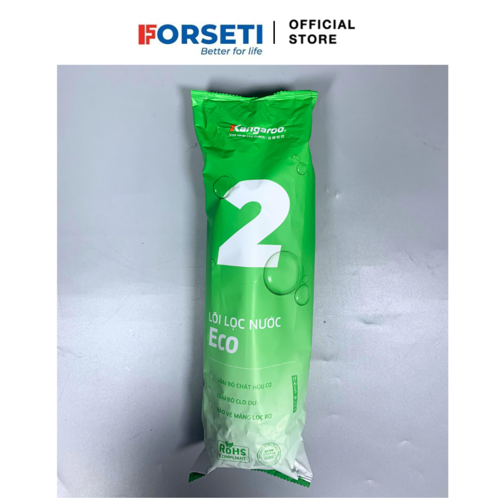 Ảnh Bộ 3 lõi lọc nước dùng Kangaroo Eco 123 dùng cho máy lọc nước có 3 cốc lọc 10inch- Hàng chính hãng 4