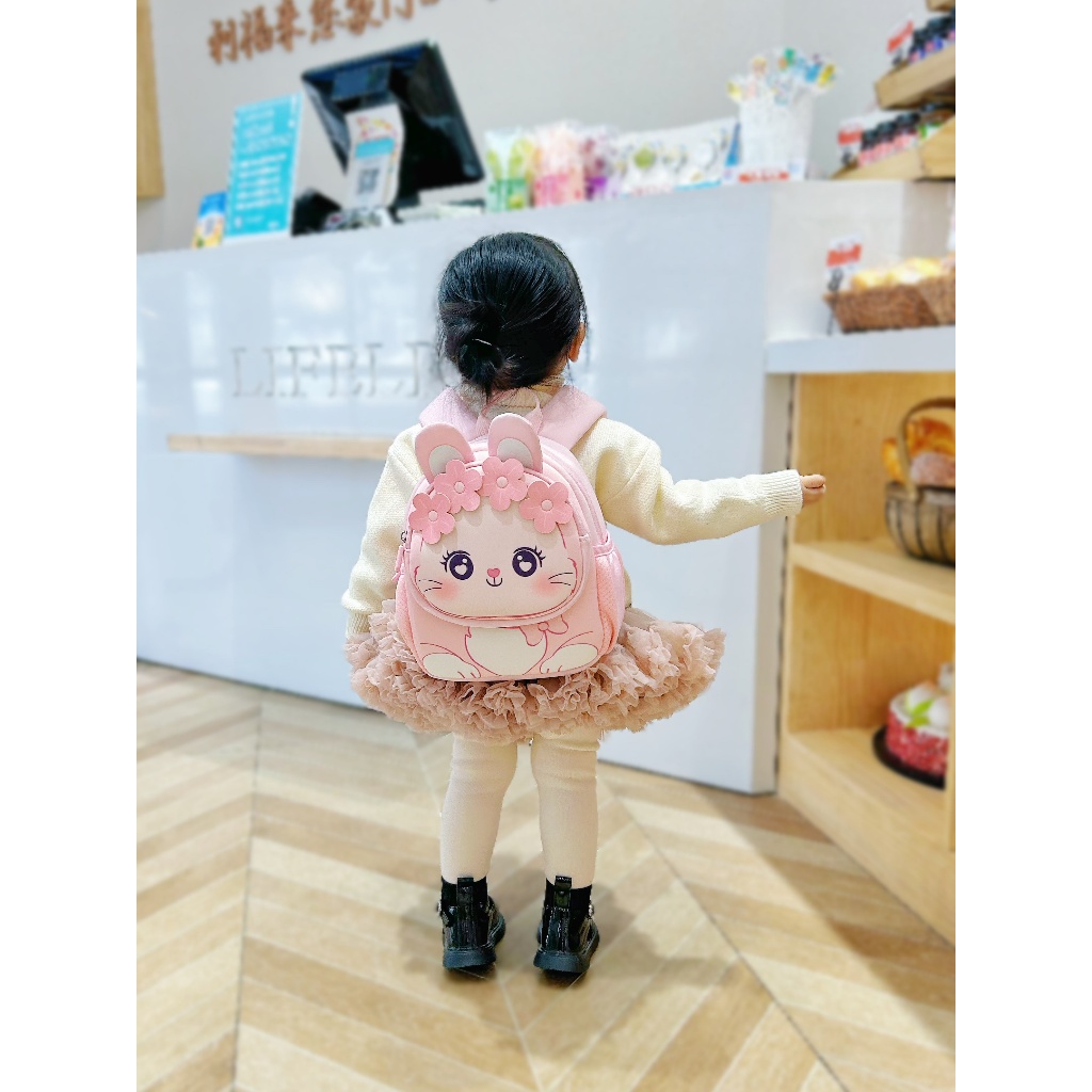 (Sang-xịn-mịn)Balo thỏ siêu đẹp và dễ thương cho bé mầm non-mẫu giáo(1-4 tuổi)-chất liệu cao cấp-đẹp