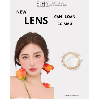 SIHY - Kính áp tròng, Lens [CẬN - LOẠN] Brown màu nâu tự nhiên, độ cận 0 đến 8 độ, đeo cực êm