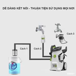 Máy Rửa Xe Cao Áp LUTIAN G4  Phục Vụ Gia Đình Và Gara, Máy Rửa Xe Nhà Cửa Sân Vườn Áp Lực Cao — ảnh 3