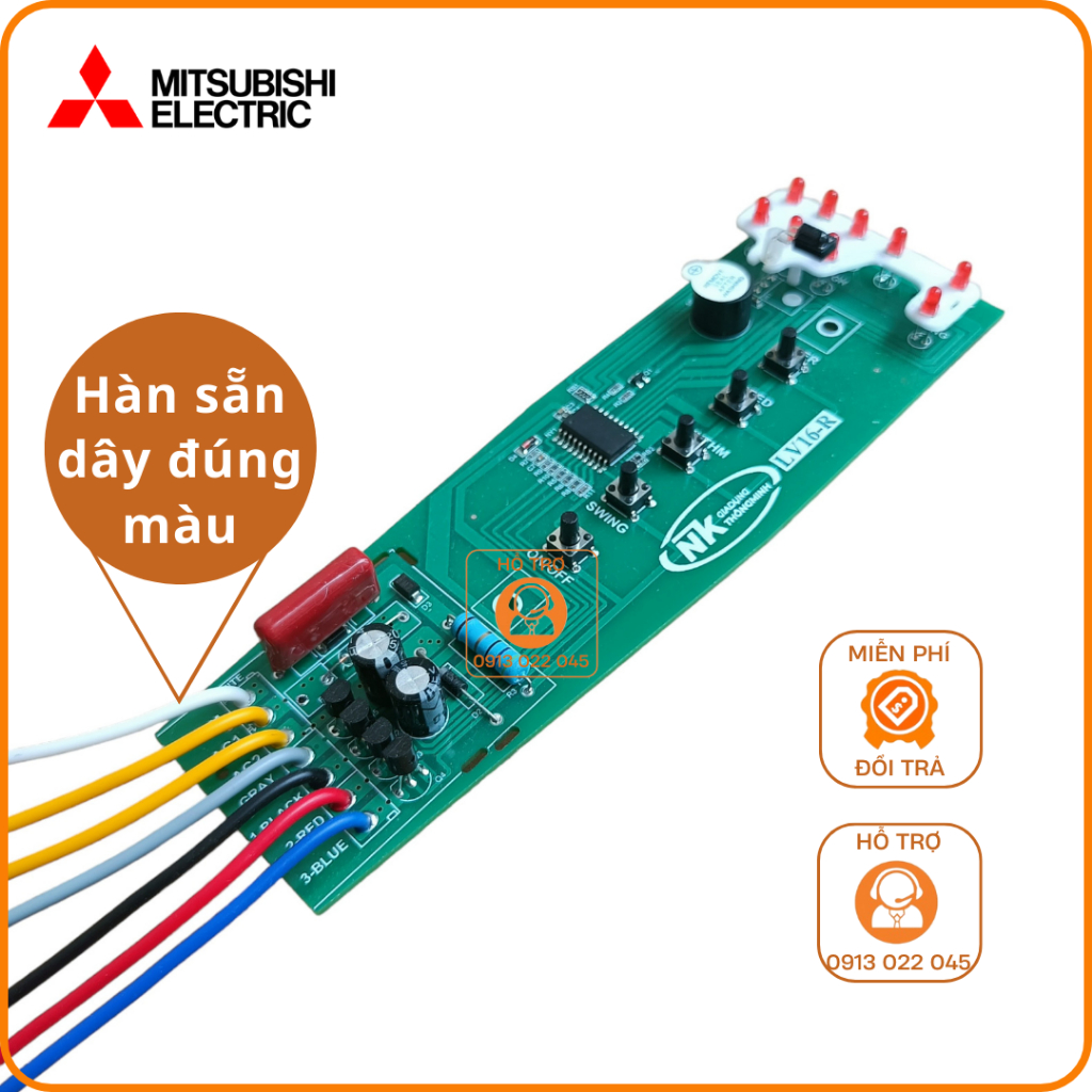 Mạch quạt cây Mitsubishi LV16 (Hàn sẵn dây dài 10Cm) | Shopee Việt Nam