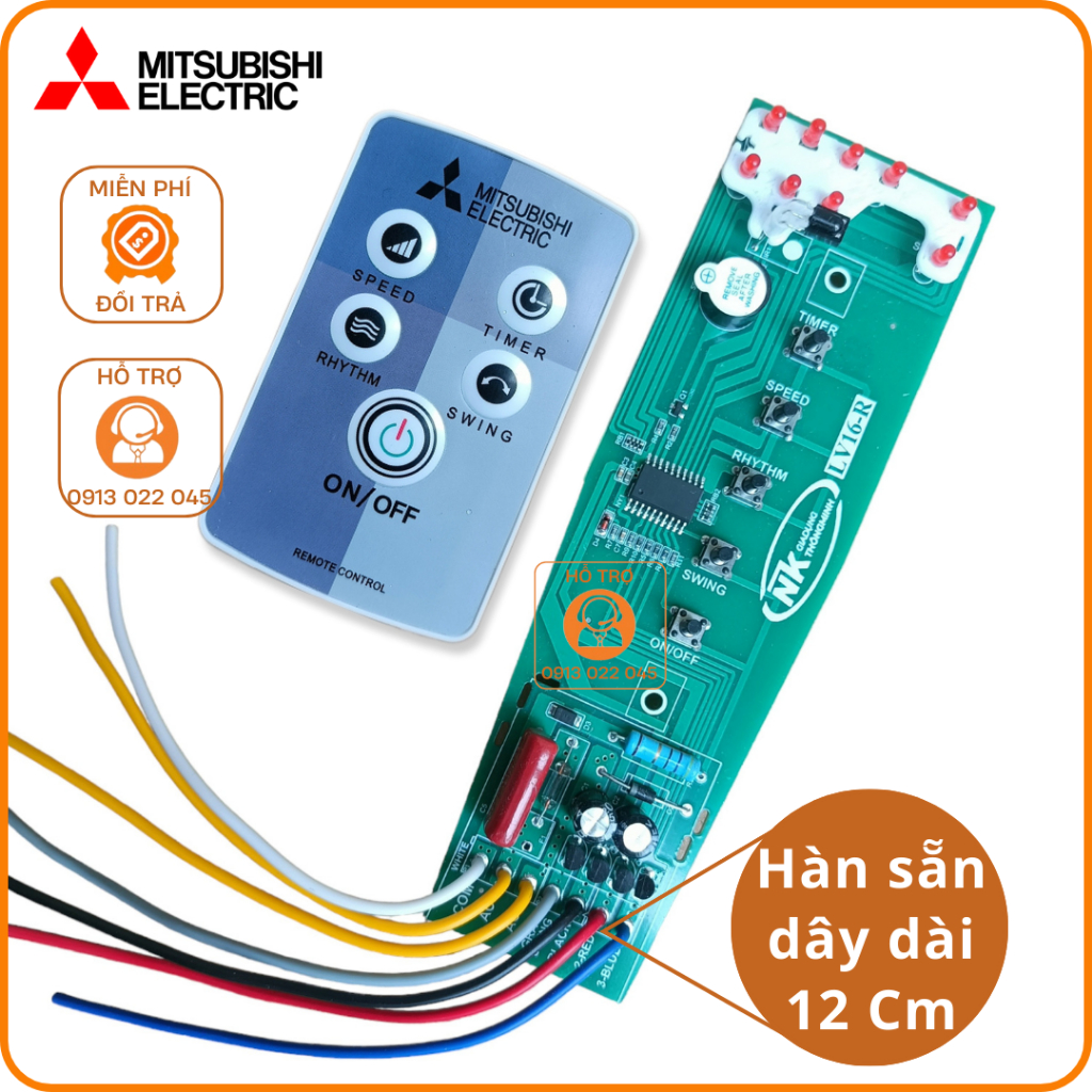 Mạch quạt cây Mitsubishi LV16 (Hàn sẵn dây dài 10Cm) | Shopee Việt Nam