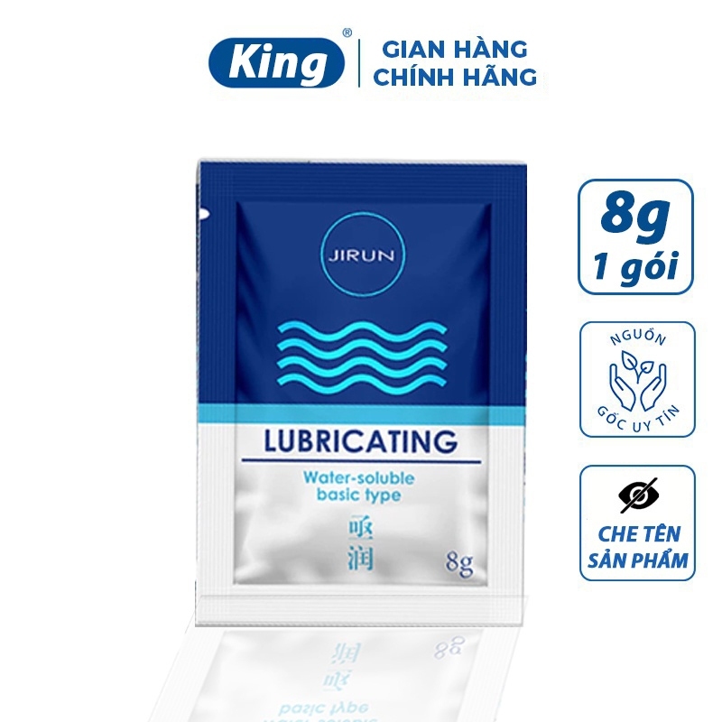 Gel bôi trơn dạng gói Jirun 8ml, gel bôi trơn gốc nước tăng khoái cảm ...