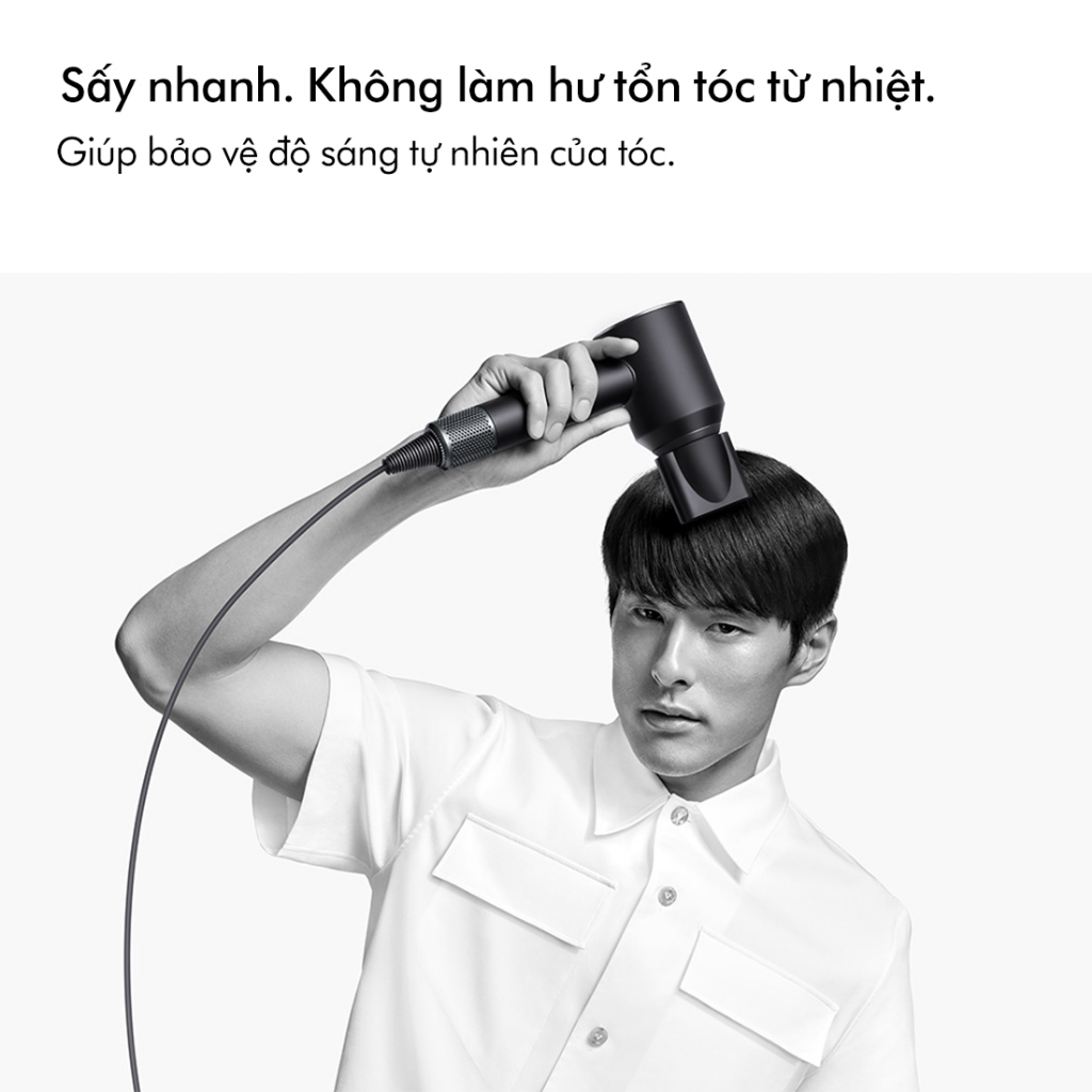 Ảnh Máy sấy tóc Dyson Supersonic ™ HD08 Lite (Đen Xám) 4