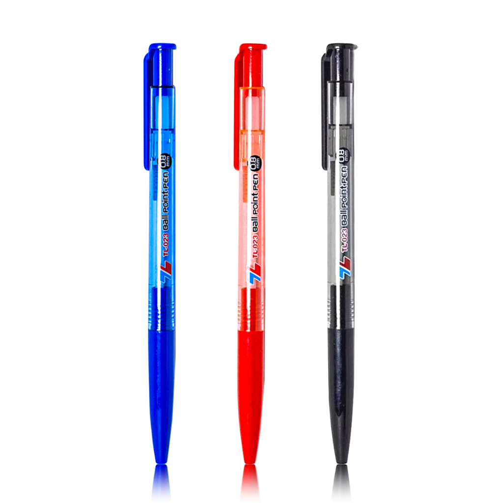Bút TL 023 hộp 20 bút xanh đen đỏ