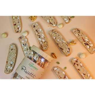 Bánh Biscotti Nguyên Cám Không Đường Légumes 200g - Eat Clean, Giàu Hạt Dinh Dưỡng, Không Bơ Sữa