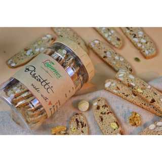 Bánh Biscotti Nguyên Cám Không Đường Légumes 200g - Eat Clean, Giàu Hạt Dinh Dưỡng, Không Bơ Sữa