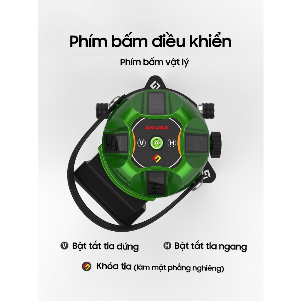 Máy Bắn Cốt Laze AKUZA AK-686D Siêu Sáng Đế Xoay 360 Độ phiên bản mới nhất 2024