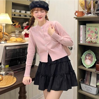 Chân váy midi dáng ngắn xếp tầng Forgirl chân váy kiểu bèo 2 tầng dáng xòe phong cách dễ thương xinh xắn T062