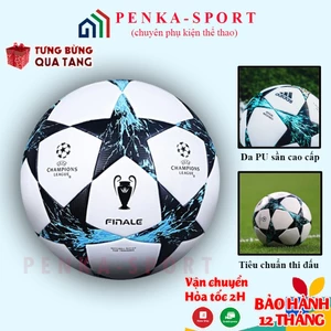 Bóng đá đúc WC22 - Số 5 - Quả bóng đá C1, Ngoại hạng Anh, Laliga - Size 5 + Tặng kim bơm túi lưới SIÊU HOT