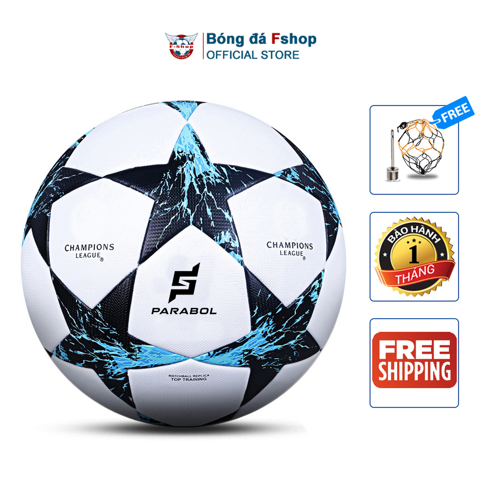 Bóng đá đúc WC22 - Số 5 - Quả bóng đá C1, Ngoại hạng Anh, Laliga - Size 5 + Tặng kim bơm túi lưới SIÊU HOT