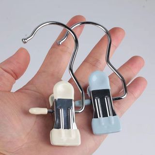 Móc Kẹp Đa Năng Chất Liệu Thép Không Gỉ, Kẹp Đa Năng, Móc Treo Đa Năng Tiện Dụng Cho Mọi Gia Đình, Vân Thỏ Beauty