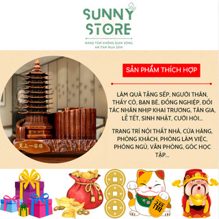 Tháp văn xương, Cầu công danh, học hành, thi cử đỗ đạt, Hộp đựng bút, Quà tặng thầy cô, Decor Trang trí, Quà tặng, SUNNY