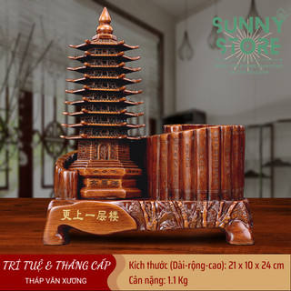 Tháp văn xương, Cầu công danh, học hành, thi cử đỗ đạt, Hộp đựng bút, Quà tặng thầy cô, Decor Trang trí, Quà tặng, SUNNY