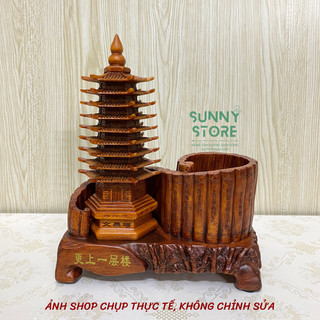 Tháp văn xương, Cầu công danh, học hành, thi cử đỗ đạt, Hộp đựng bút, Quà tặng thầy cô, Decor Trang trí, Quà tặng, SUNNY