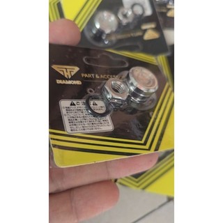 DIAMOND SALAYA -  Bộ tán chụp ốc chỉnh nồi INOX304 thái V2 dành cho xe Wave Future Dream