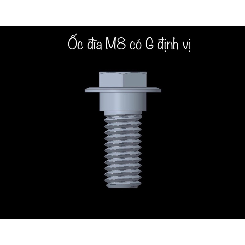 ốc đĩa inox 304 cnc M8 có G định vị | Shopee Việt Nam