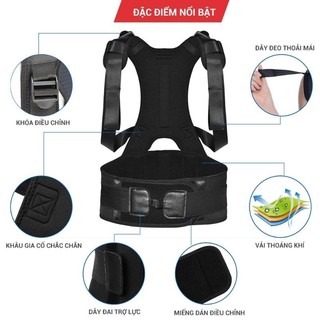 (Xả lỗ) Đai chống gù lưng cao cấp giúp định hình cột sống