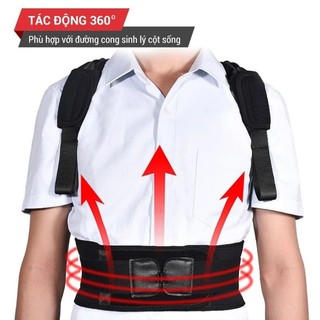 (Xả lỗ) Đai chống gù lưng cao cấp giúp định hình cột sống