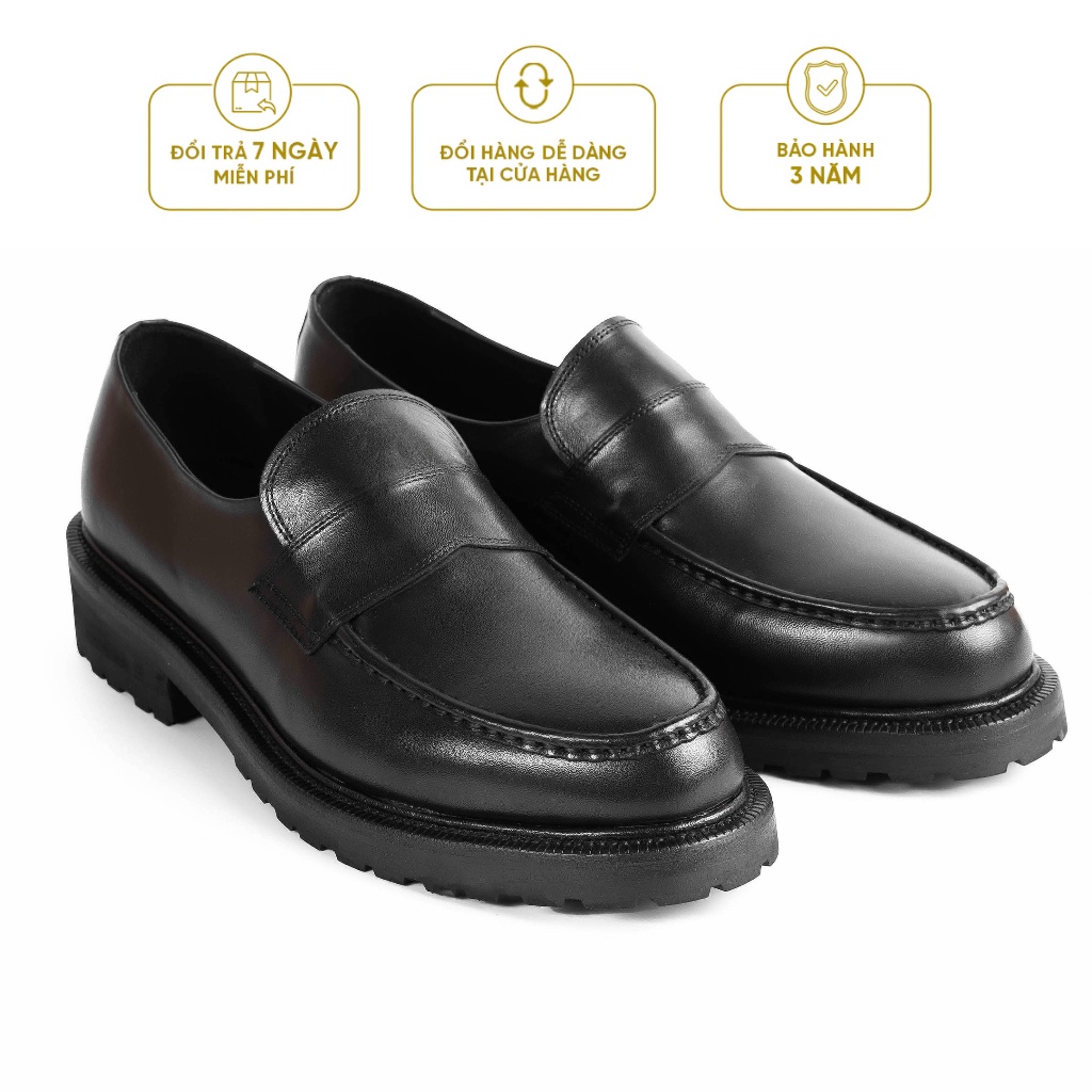 Ảnh Giày Tây Cao Cấp BE BOLD LOAFER - LF10 - Da Bò Ý Lót Trong Da Bò Mộc - Thương hiệu Be Classy 1