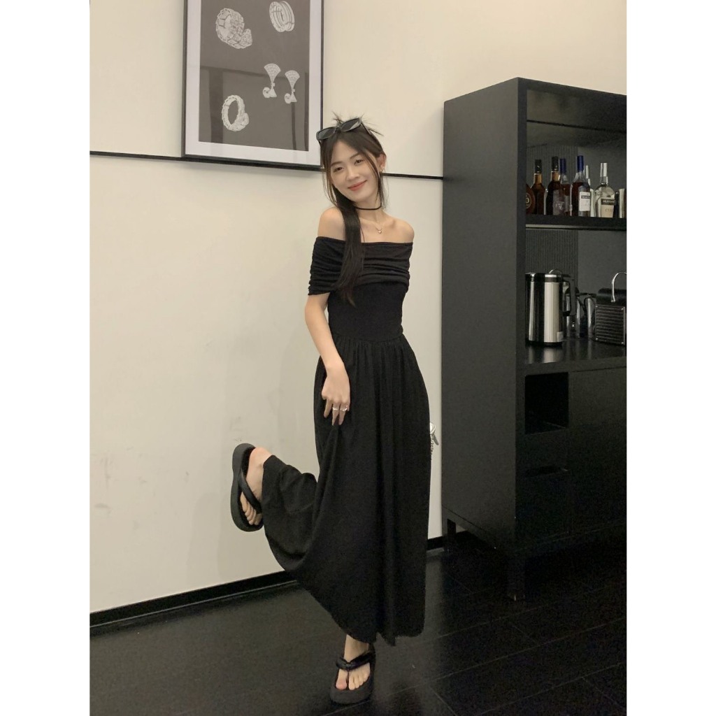 Váy đầm maxi mùa hè cộc tay  dáng dài thiết kế trễ vai đi biển đi chơi dự tiệc sang chảnh MT33 SP158