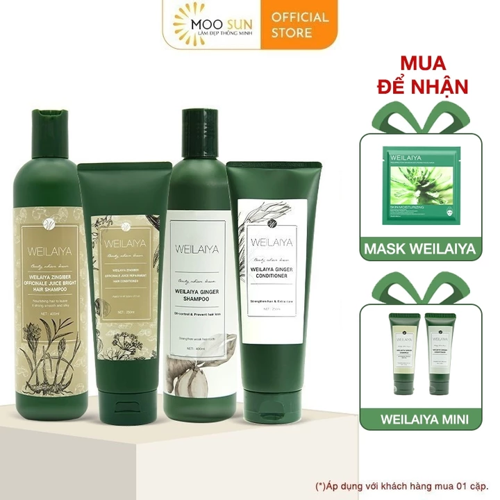 Shampoo Conditioner Weilaiya Zingiber Officinale – 400 ml, 250 ml – 4
