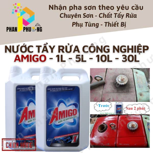 DUNG DỊCH TẨY RỬA DẦU NHỚT/ TẨY DẦU MỠ/ NƯỚC VỆ SINH ĐA NĂNG AMIGO 5 Lít (Có HD VAT)