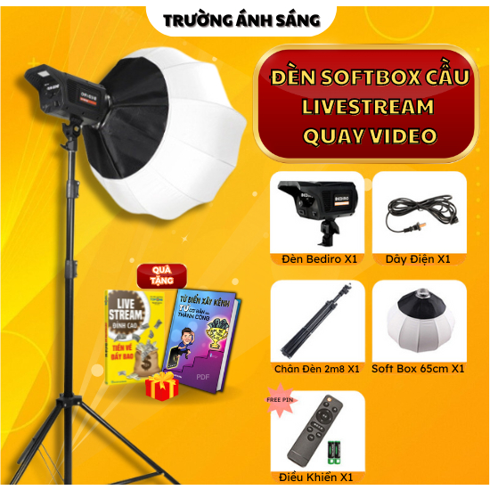 Đèn Bediro Livestream Công Suất Lớn - Bộ Đèn Studio Bán Hàng Bediro Bd ...