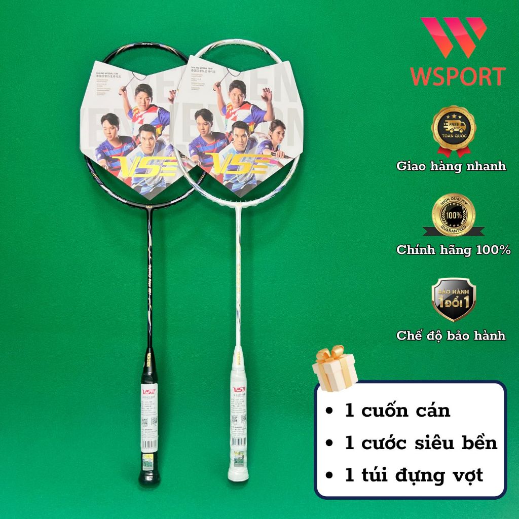 Vợt Cầu Lông VS Infinity Edge 001 - 4U Nano Carbon Siêu Bền, Chính Hãng ...