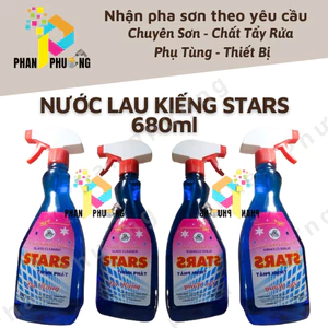 CHAI XỊT NƯỚC LAU KÍNH / BÌNH NƯỚC RỬA KIẾNG THƠM STARS 680ML