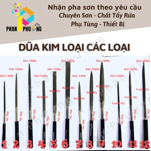 COMBO 5 CÂY DŨA Mài Hợp Kim / Mài Dũa Kim Loại / Dũa Mài Sắt Cao Cấp Các Loại