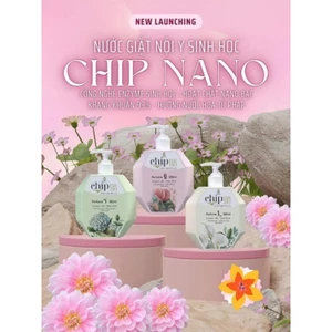 Nước giặt đồ lót cao cấp 500ml,khángg khuẩnn, nấmm mốc, hương nước hoa phápp, Chip nano ( màuu ngẫu nhiên)