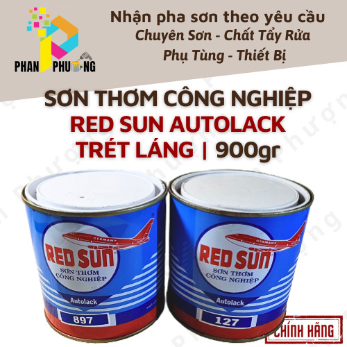 [CHÍNH HÃNG] _TRÉT LÁNG_ SƠN THƠM CÔNG NGHIỆP RED SUN AUTOLACK _ 1300GR (CÓ XUẤT HĐ GTGT)