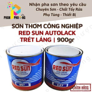 _TRÉT LÁNG_ SƠN THƠM CÔNG NGHIỆP RED SUN AUTOLACK _ 1300GR (CÓ XUẤT HĐ GTGT)