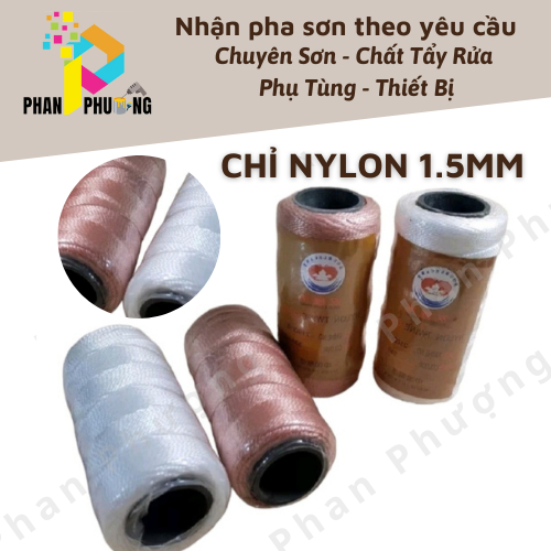 CHỈ NYLON 210D/1.5mm cao cấp phù hợp may giày da túi xách, xỏ hạt chuỗi hạt, dây chuyền, trang sức handmade