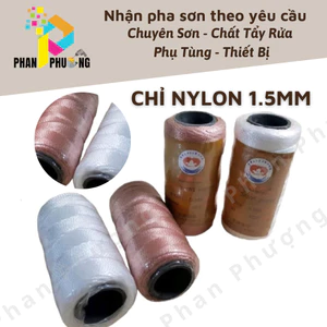 CHỈ NYLON 210D/1.5mm cao cấp phù hợp may giày da túi xách, xỏ hạt chuỗi hạt, dây chuyền, trang sức handmade
