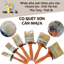 CỌ SƠN, CỌ CÁN NHỰA CHẤT LƯỢNG CAO NHIỀU SIZE