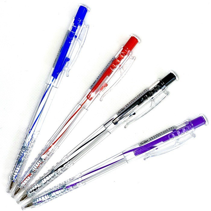 Hộp 20 Bút TL 027 bút đủ 3 màu xanh đen đỏ hàng chính hãng