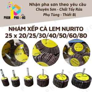 ĐÁ MÀI NHÁM HÌNH TRỤ NURITO 8000 VÒNG/ PHÚT NHẬT BẢN CÁC LOẠI (NHÁM XẾP HÌNH TRỤ)