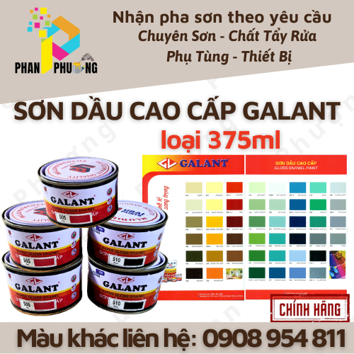 [CHÍNH HÃNG] SƠN DẦU GALANT CAO CẤP_ NHIỀU MÀU_375ML(CÓ XUẤT HĐ GTGT)