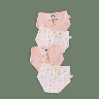 [TGCC02 hàng mới] set 4 quần chíp bé gái cotton kháng khuẩn loại 1, quần lót trẻ em cao cấp size 10-44kg Maruka Fashion