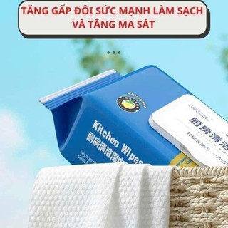 Khăn Giấy Ướt Đa Năng Siêu Sạch Lau Bếp, Khăn Giấy Ướt Gói, Không Độc Hại, Không Kích Ứng Da, Vân Thỏ Beauty