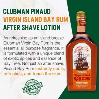 Dưỡng da sau cạo râu Clubman Pinaud Bay Rum Aftershave Lotion