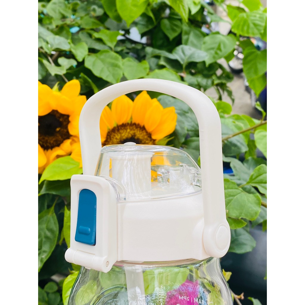 Bình nước có quai cầm thích hợp mang đi làm, đi tập thể dục, tập gym Kita Claus dung tích lớn 1.5L - CHÍNH HÃNG INOCHI