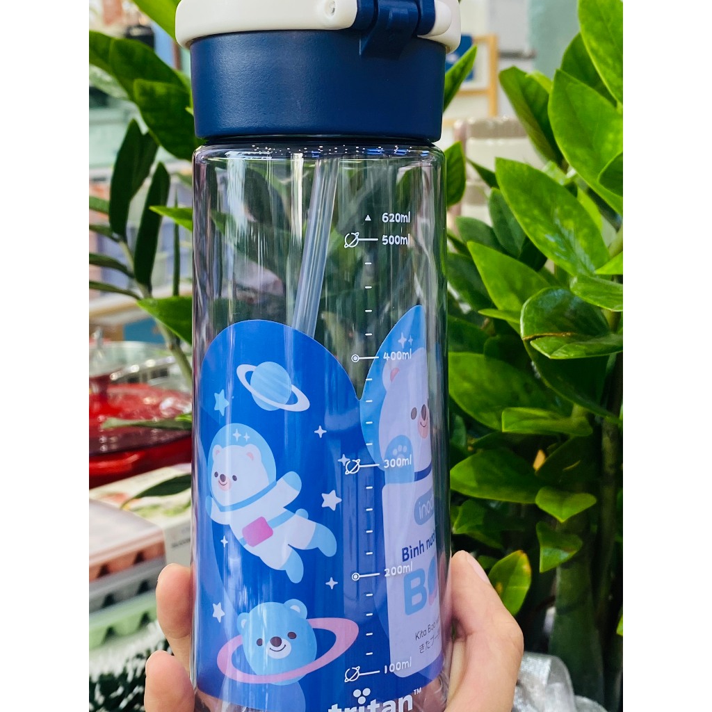 Bình nước Kita Boo INOCHI dung tích 480ml và 620ml dễ thương