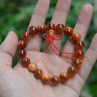 Vòng tay Huyết Long May Mắn Tài Lộc soi thấu quang giá xưởng Nhị Khê