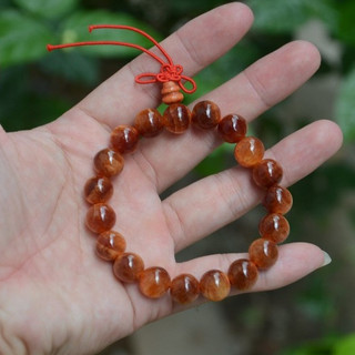 Vòng tay Huyết Long May Mắn Tài Lộc soi thấu quang giá xưởng Nhị Khê